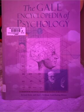 The Encyclopedia of Psychology - Purple Hardcover Book